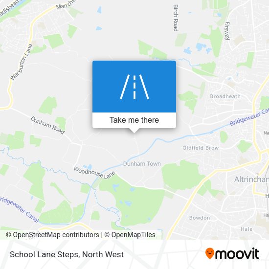 School Lane Steps map