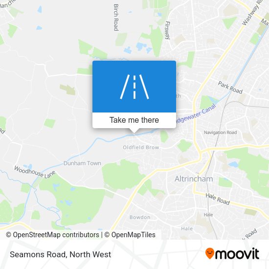 Seamons Road map