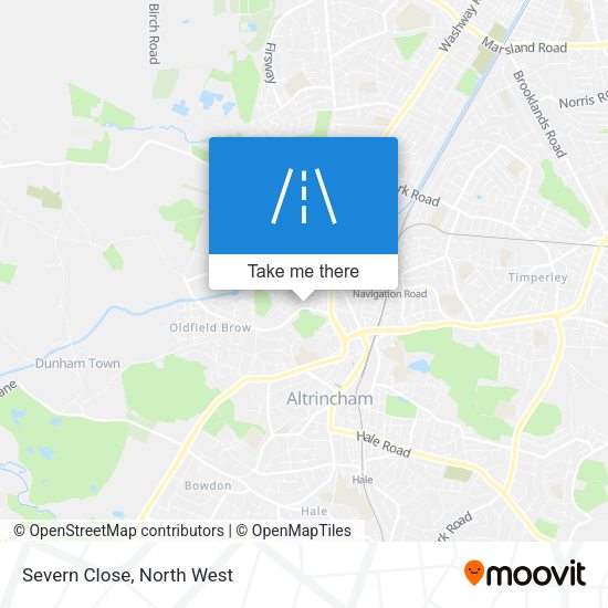 Severn Close map