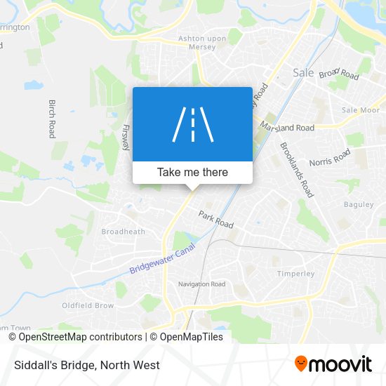 Siddall's Bridge map