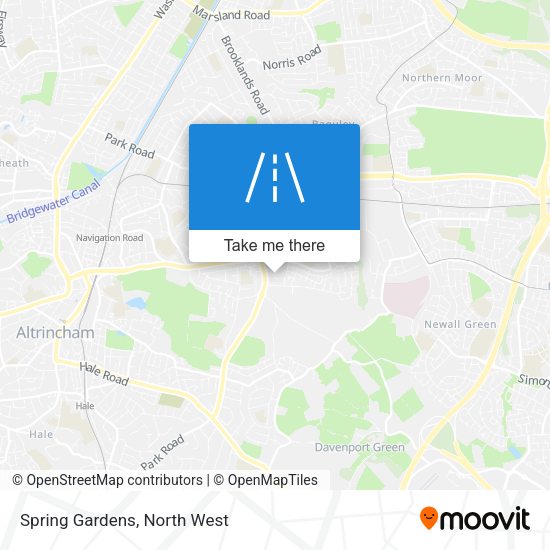Spring Gardens map