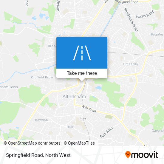 Springfield Road map