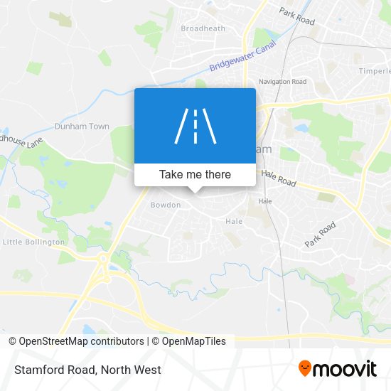 Stamford Road map