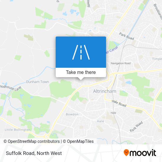 Suffolk Road map