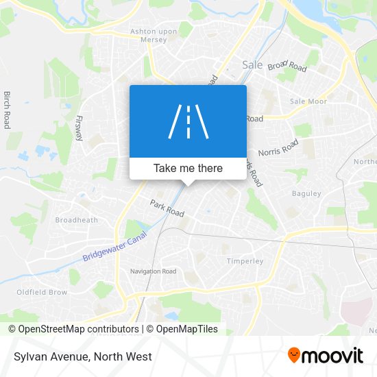 Sylvan Avenue map