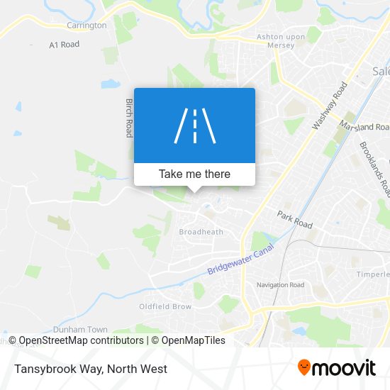 Tansybrook Way map