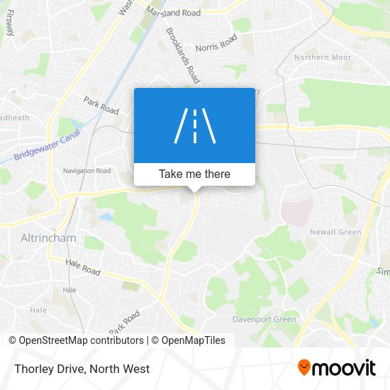 Thorley Drive map