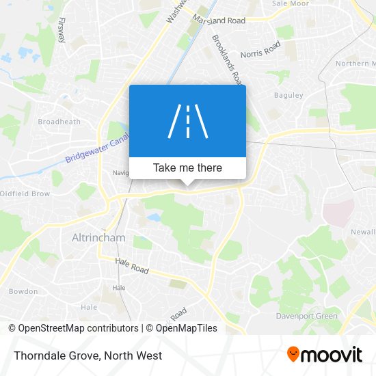 Thorndale Grove map