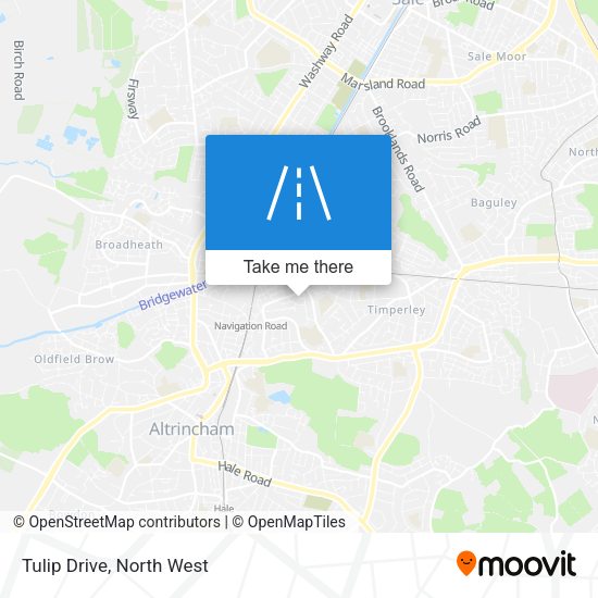 Tulip Drive map