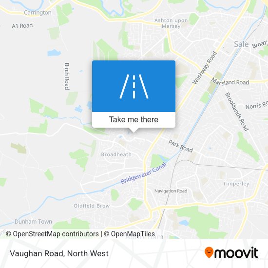 Vaughan Road map