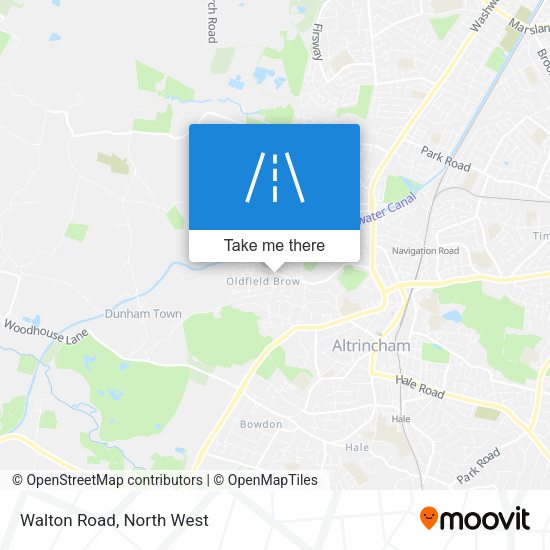 Walton Road map