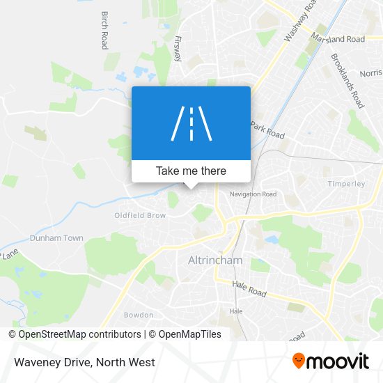 Waveney Drive map
