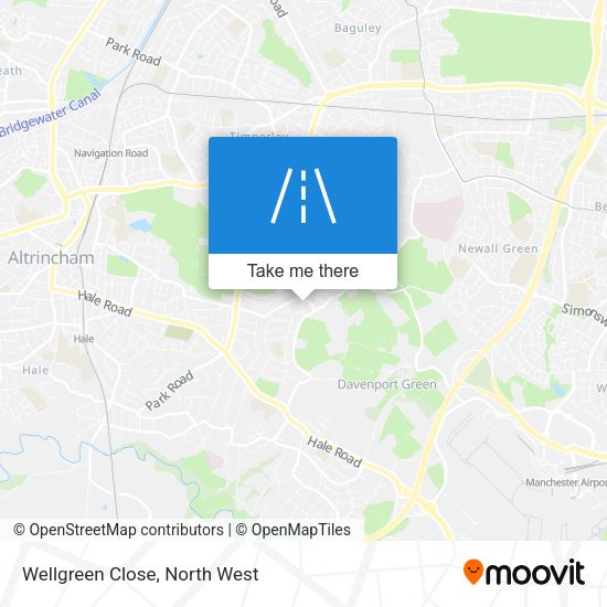 Wellgreen Close map