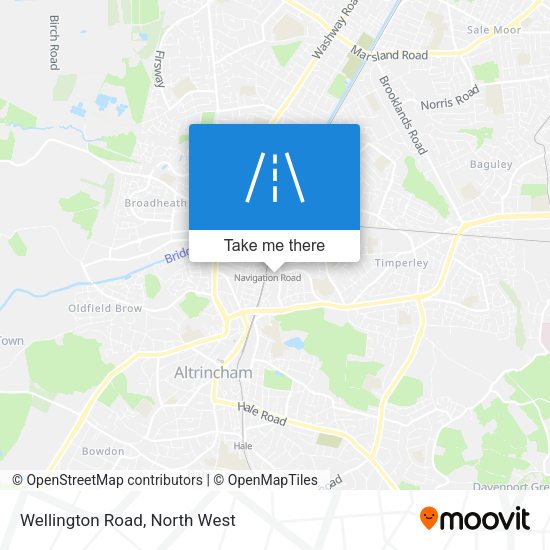 Wellington Road map