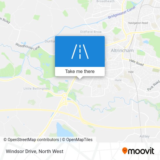Windsor Drive map