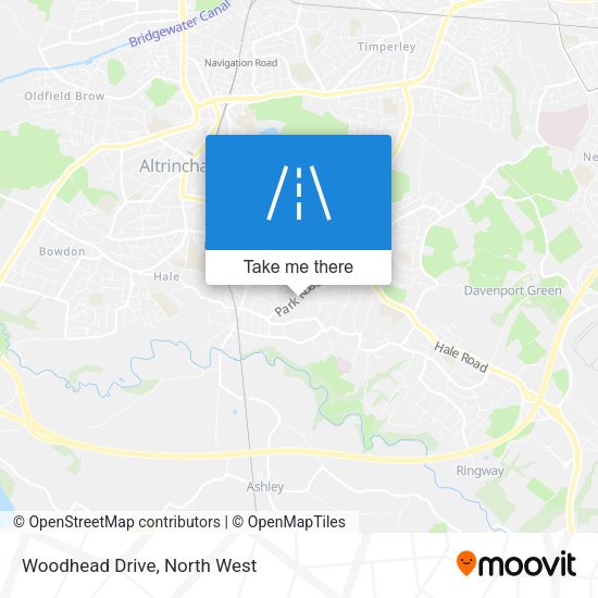 Woodhead Drive map