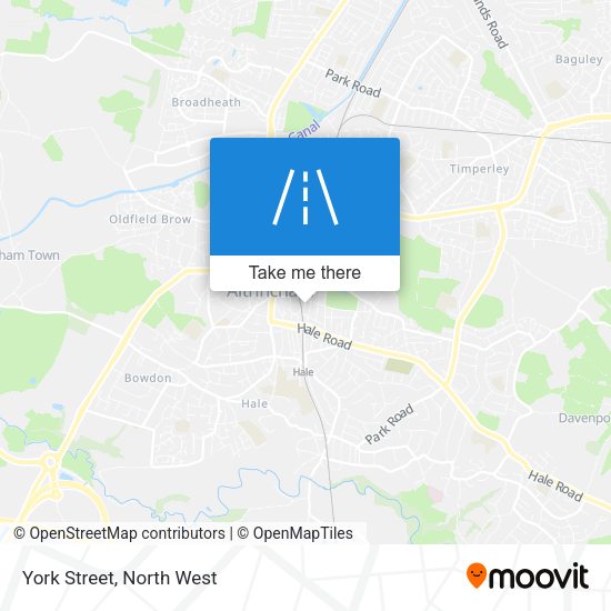 York Street map