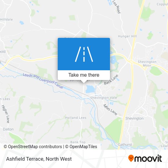 Ashfield Terrace map