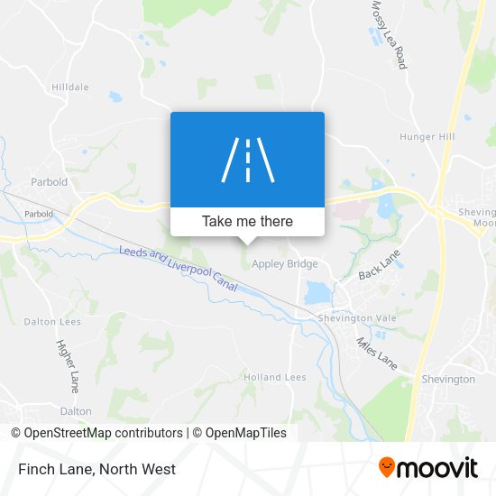 Finch Lane map