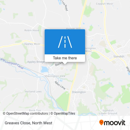 Greaves Close map
