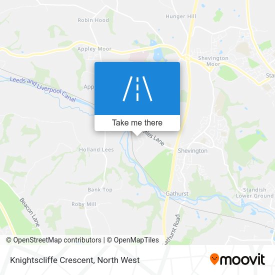Knightscliffe Crescent map