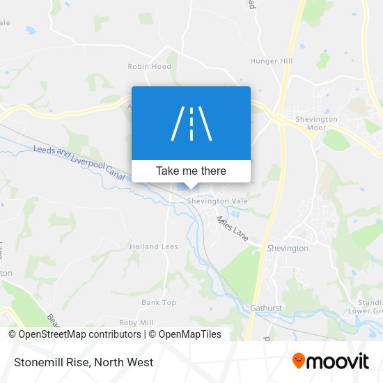 Stonemill Rise map
