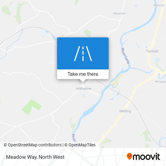 Meadow Way map