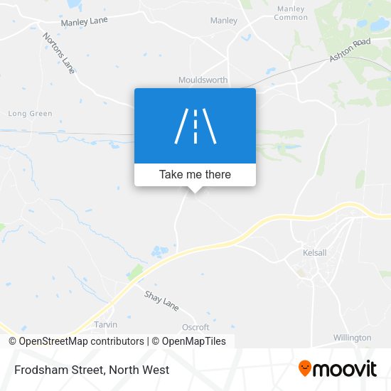 Frodsham Street map