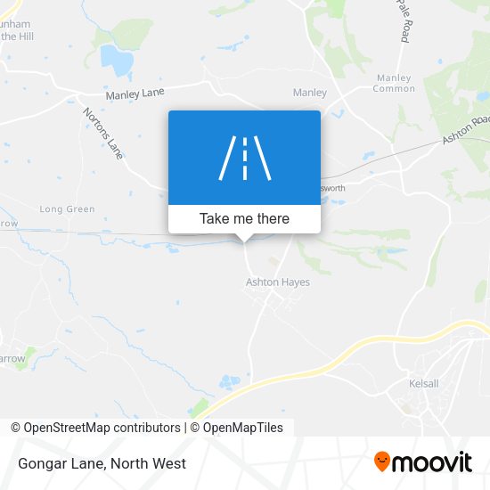 Gongar Lane map