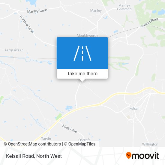 Kelsall Road map
