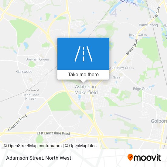 Adamson Street map