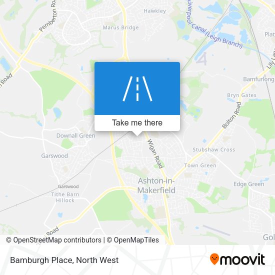 Bamburgh Place map