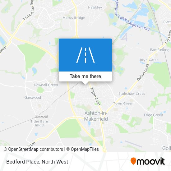 Bedford Place map