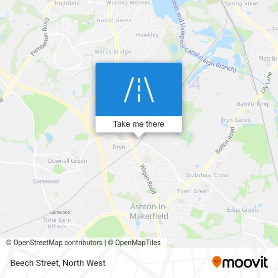 Beech Street map