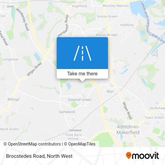Brocstedes Road map