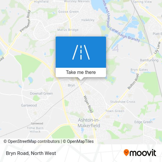 Bryn Road map