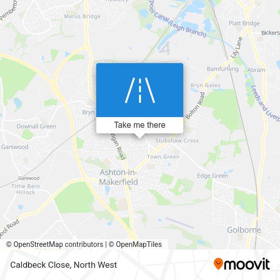 Caldbeck Close map