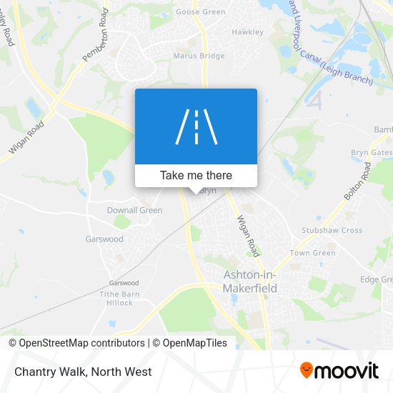 Chantry Walk map