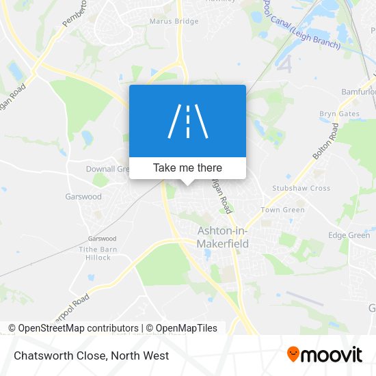 Chatsworth Close map