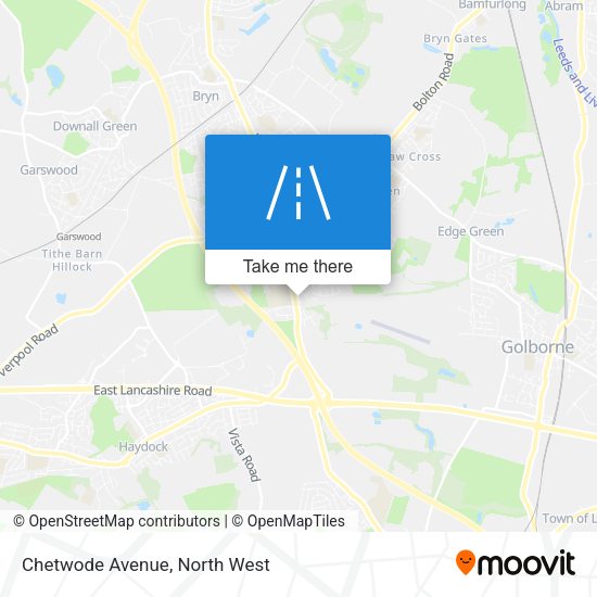 Chetwode Avenue map