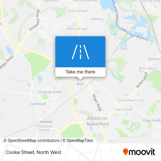 Cooke Street map