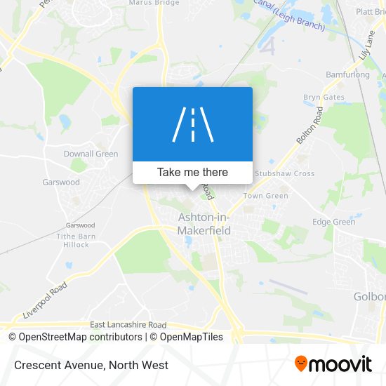 Crescent Avenue map