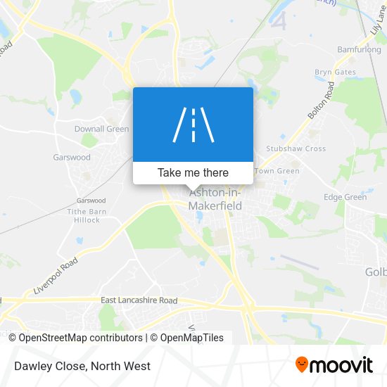 Dawley Close map