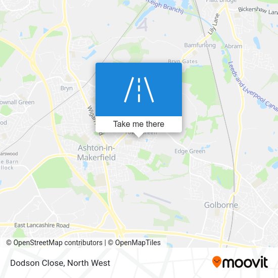 Dodson Close map