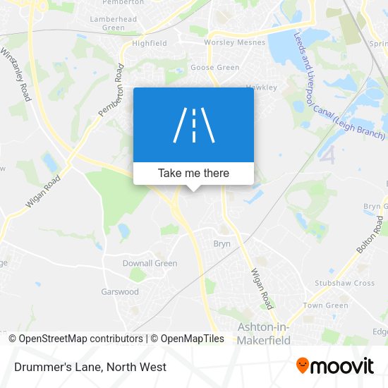 Drummer's Lane map