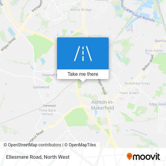 Ellesmere Road map