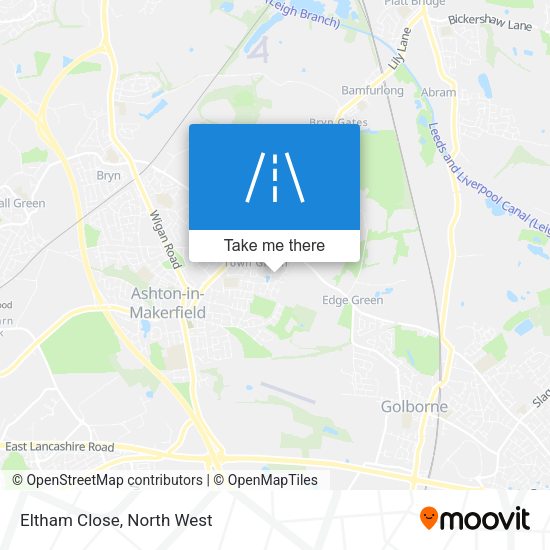Eltham Close map