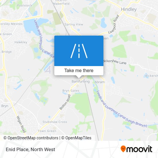 Enid Place map