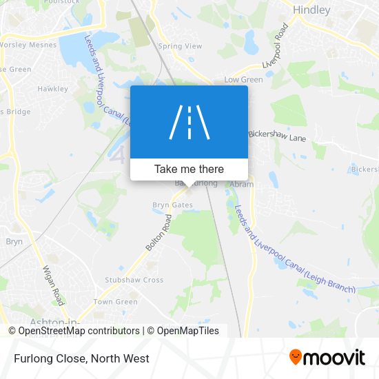 Furlong Close map