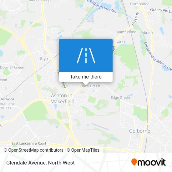 Glendale Avenue map